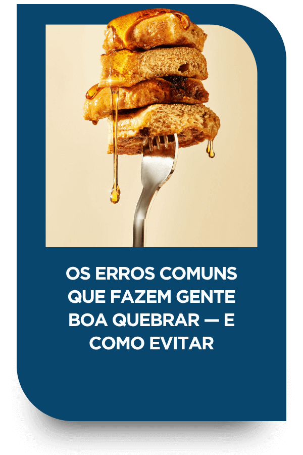 Card sobre os erros comuns que fazem corredores quebrar