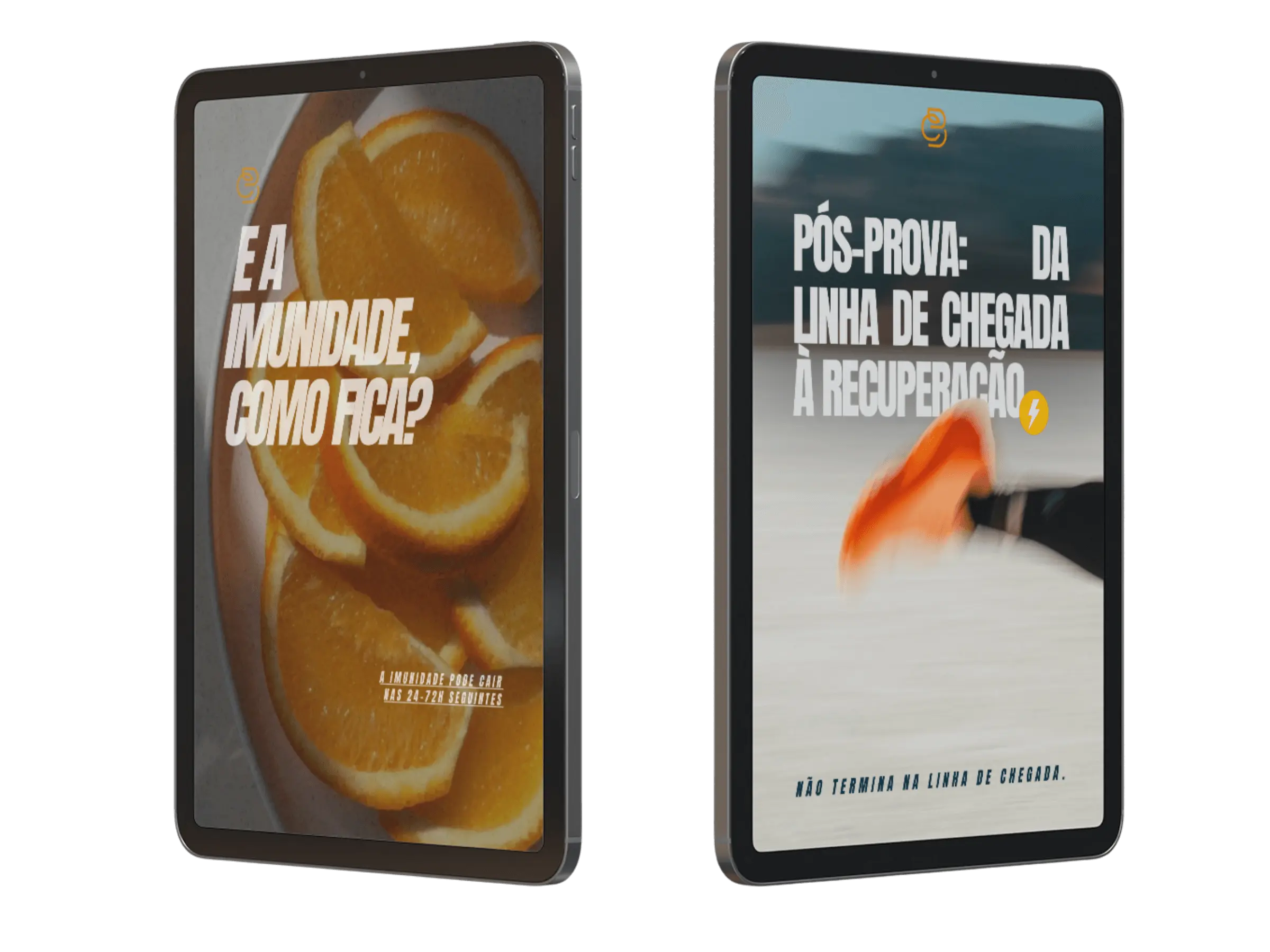Mockups do Ebook e Bônus em tablets